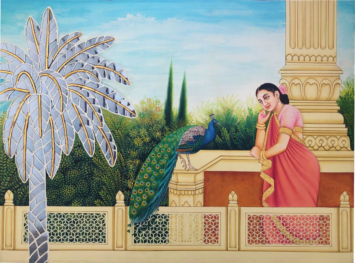 Lady and thikri