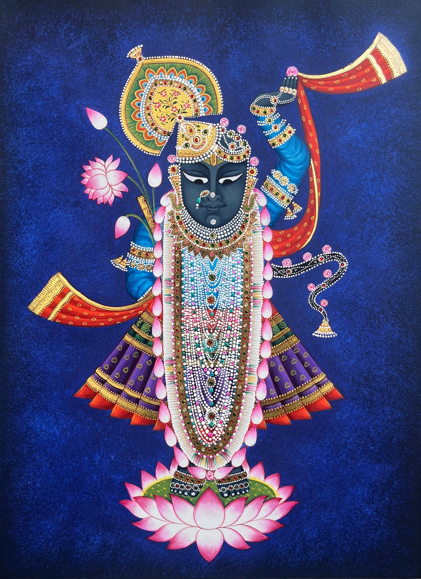 Shrinath Ji ( Blue Washed )