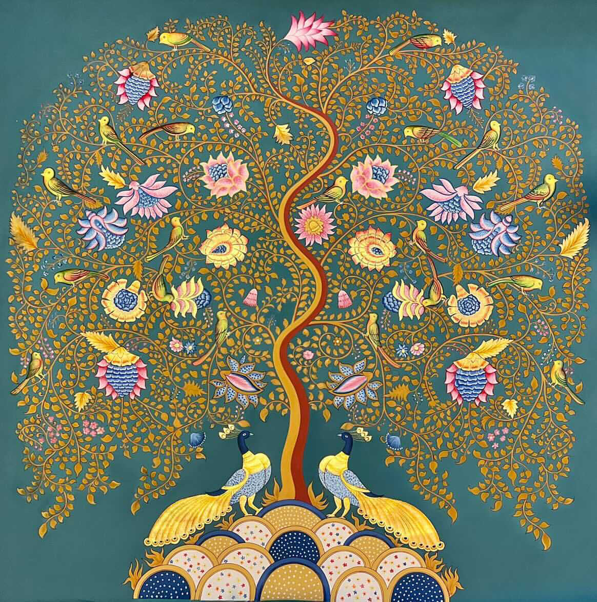 Kalamkari ( Square )