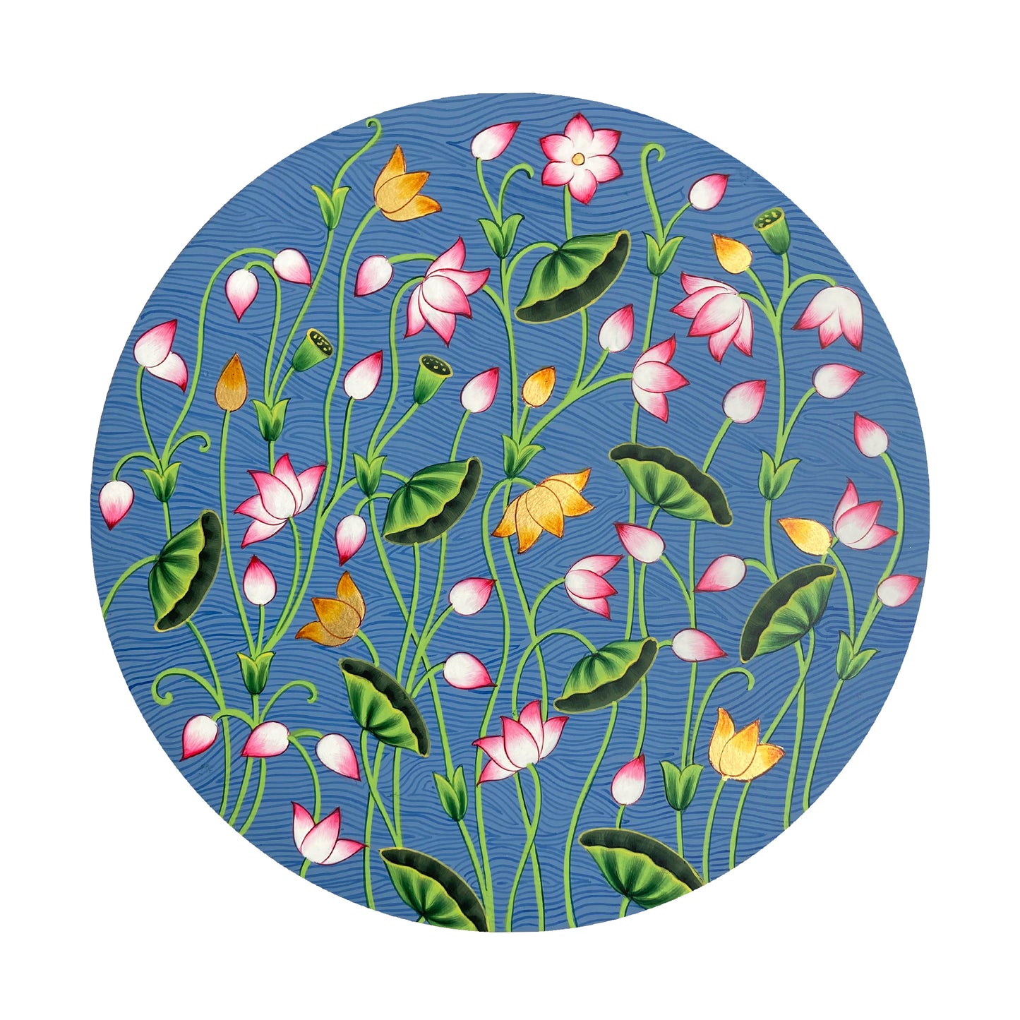 Kamaltalai and ripples  ( round MDF )