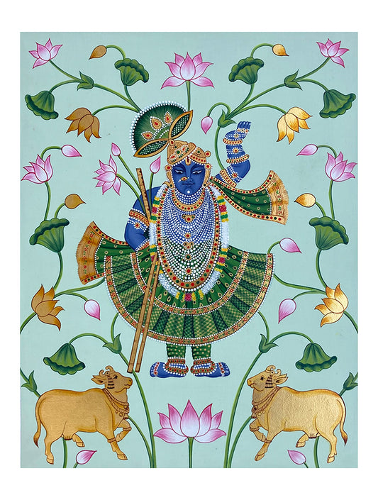 Shrinath Ji ( Pistachio Green )