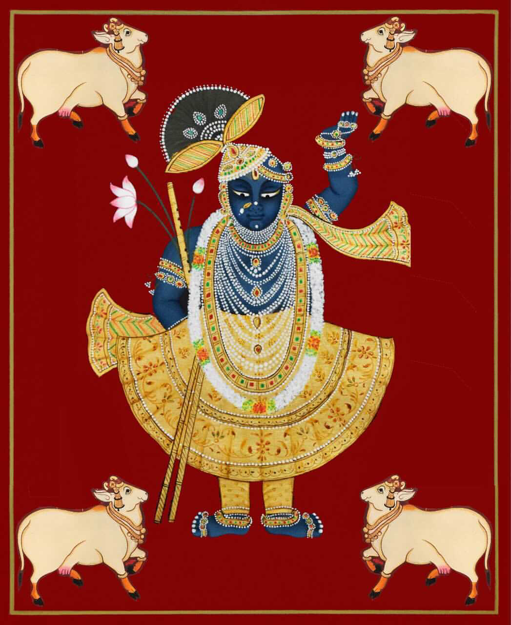 Shrinath Ji ( Four Cows )