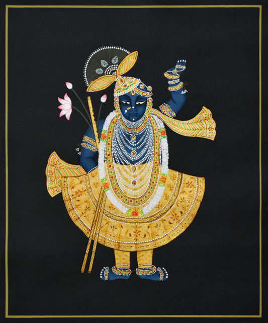 Shrinath Ji (black & gold)