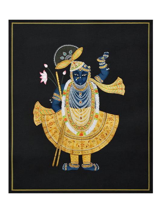 Shrinath Ji (black & gold)