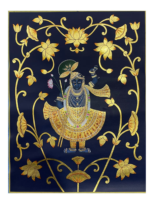 Shrinath Ji ( Blue & Gold )