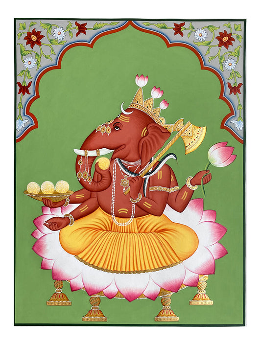 Lord Ganesha ( Basholi - Sig 1 )